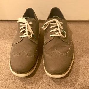 Zerogrand Lace-Up Canvas Oxfords